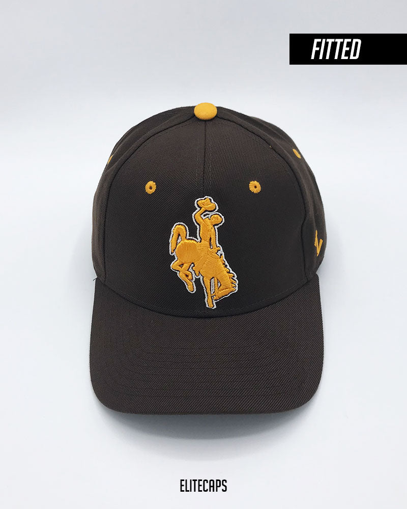 ZEPHYR Embroidered Brown Fitted Cap - C0576