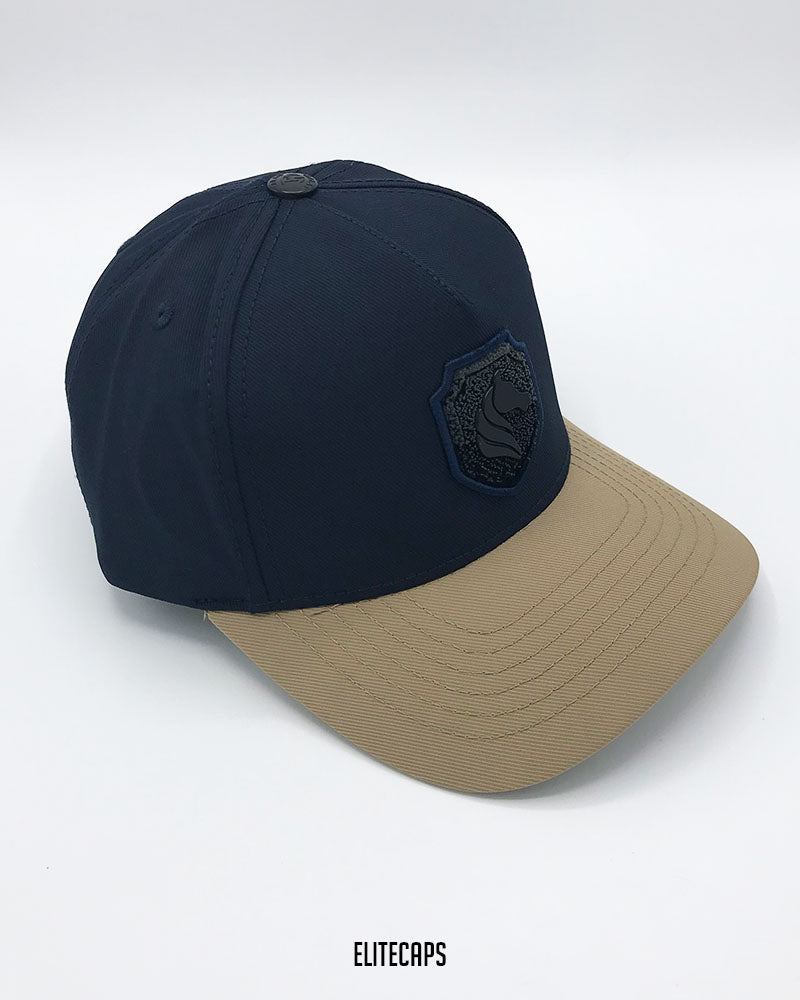 Two-Tone Navy Classic MILAN Baseball Cap - C0688
