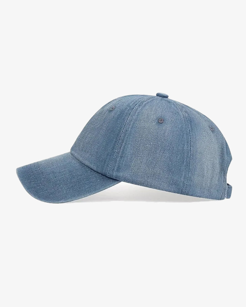 Basic Blue Denim Cap - C0121