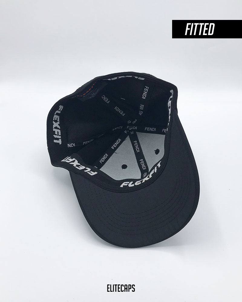 FD Jet Black Fitted Cap - C0339