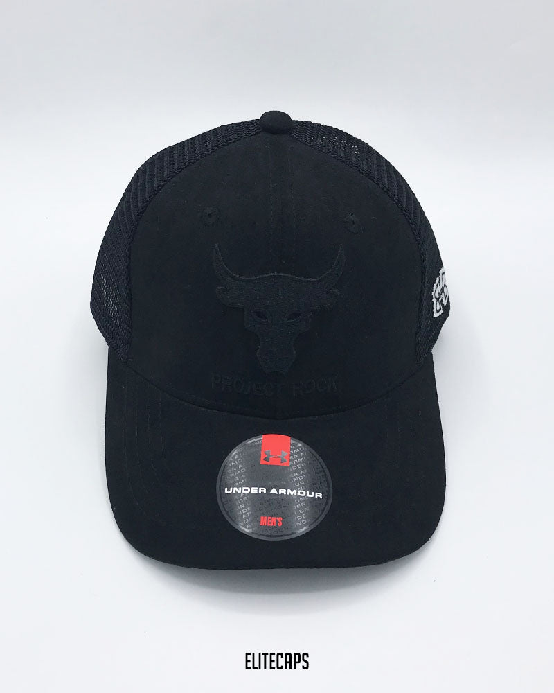 UA Black Bull Embroidered Trucker Cap - C0550