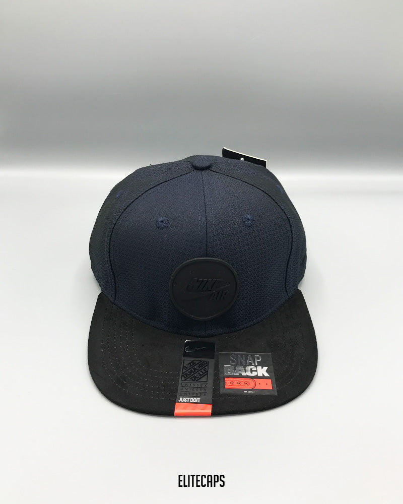 NKE Navy Obsidian Black Air Snapback - C0396