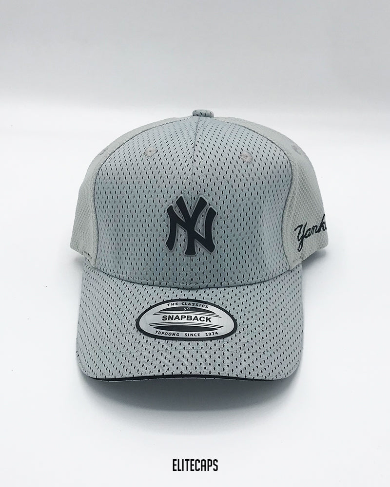 NY Grey Mesh Cap - C0291