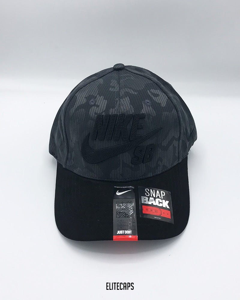 Black NK SB Drippy Baseball Cap - C0320