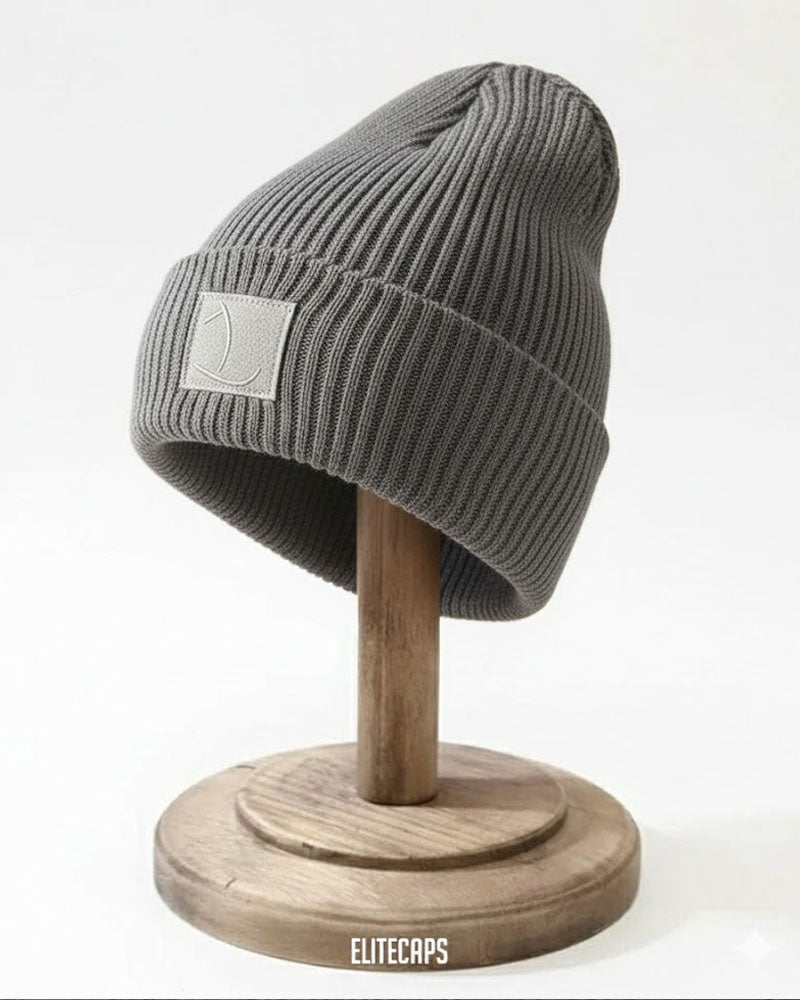 Premium Grey Soft Lining Beanie - B0132