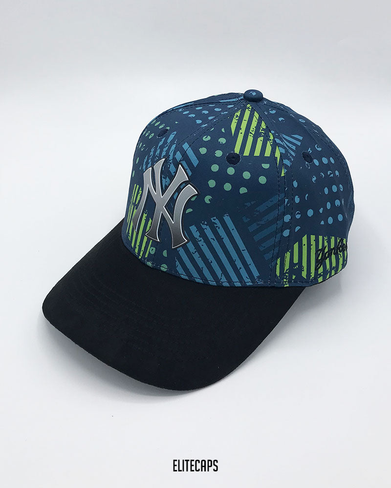 NY Green Two-Tone Baseball Cap - C0546