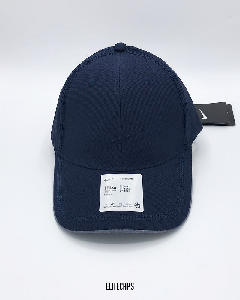 Classic NKE Navy Blue Baseball Cap - C0590