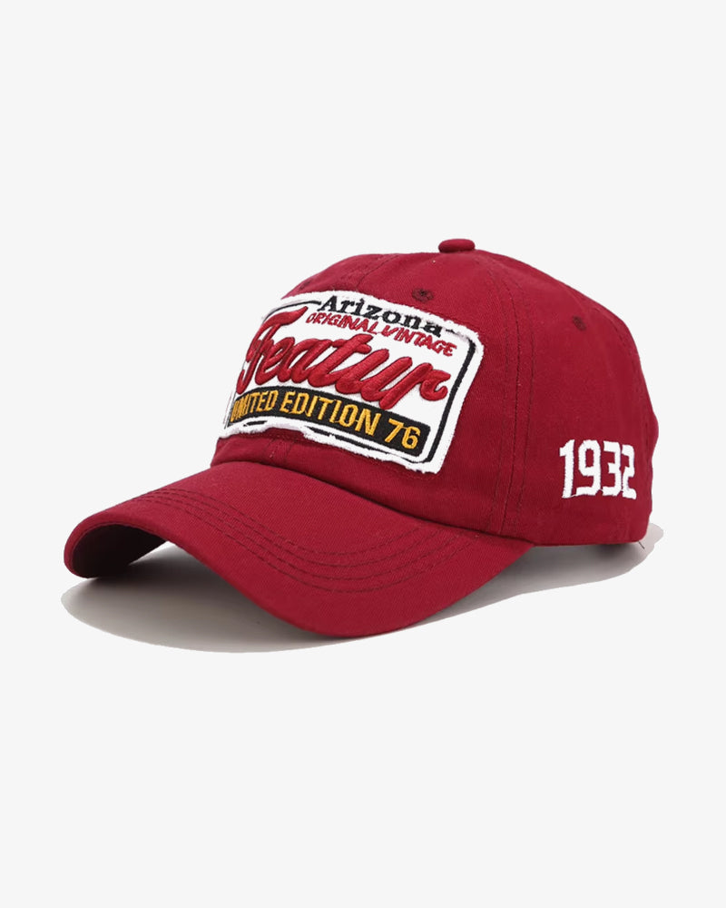Red Vintage 1932 Arizona Baseball Cap Baseball Cap - C0251