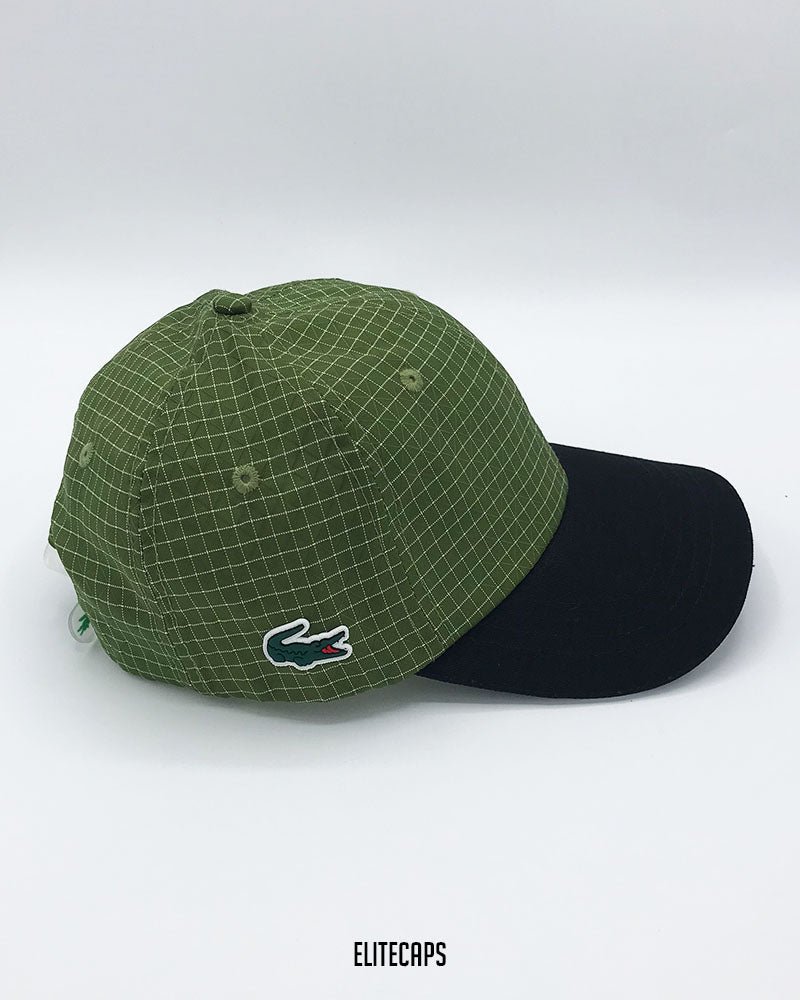 LACOSTTE Green Two-Tone Signature Cap - C0602