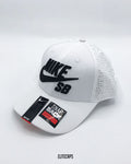 NK SB White Mesh Cap - C0331