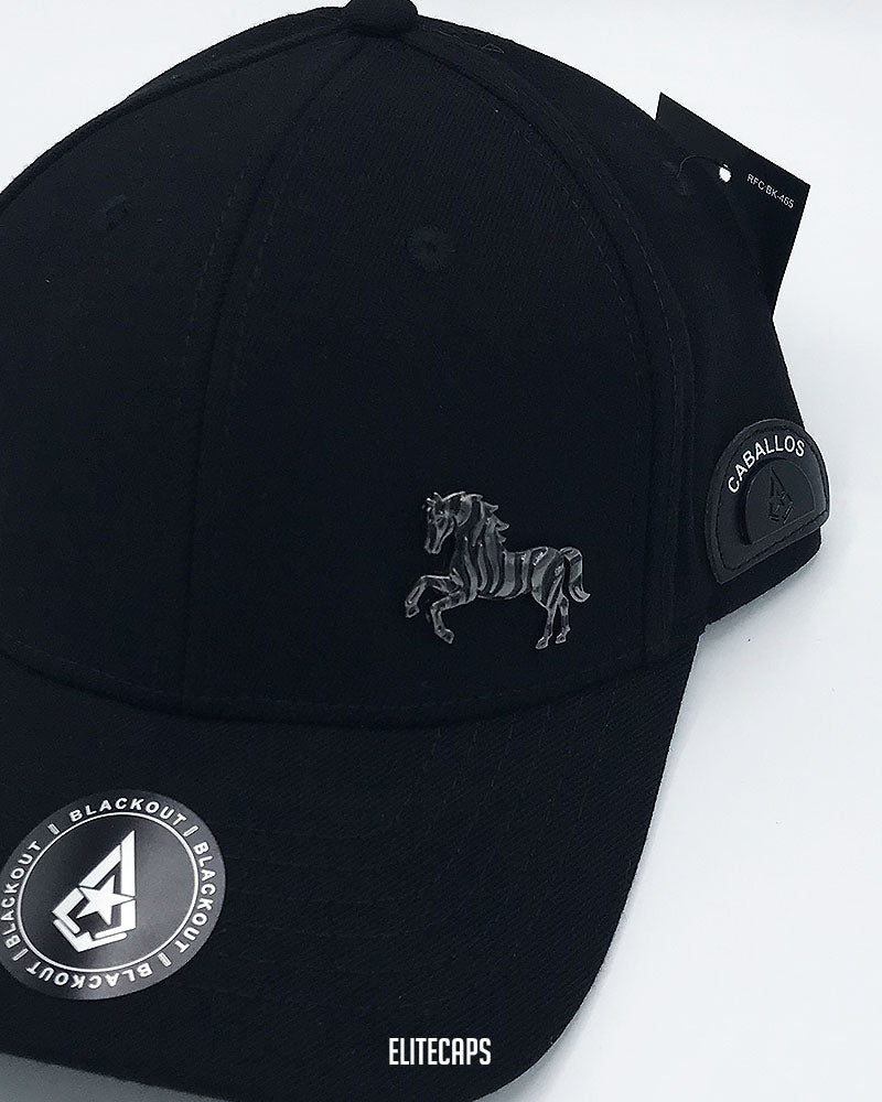 Luxury Black Horse BKT Cap - C0472