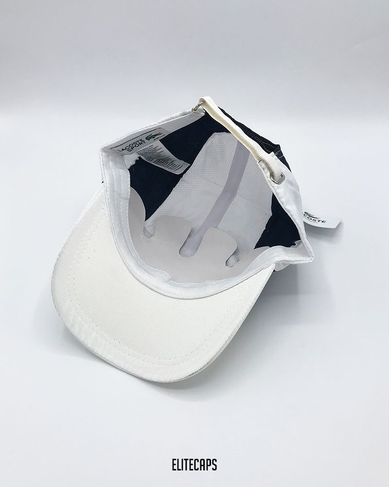 LACOSTTE White Paneled Cap - C0595