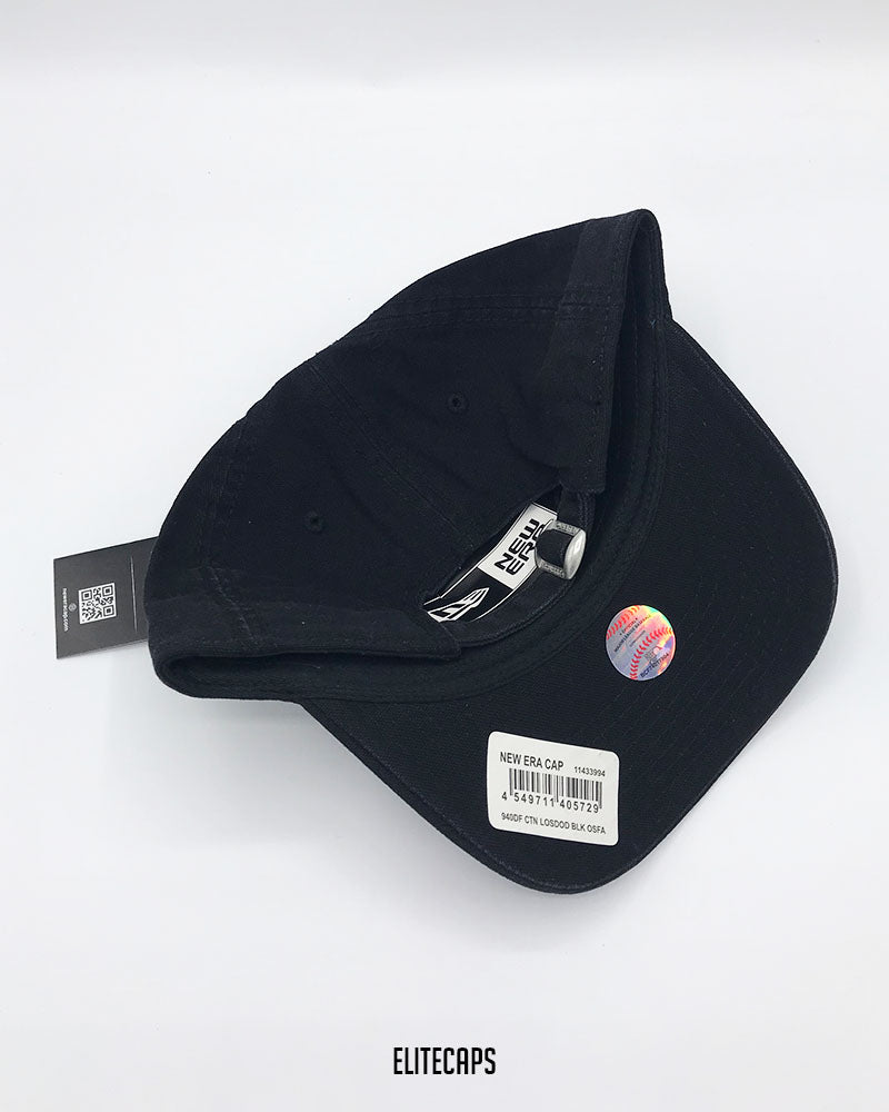 New Era UA Casual Classic Black Strapback Cap - C0482