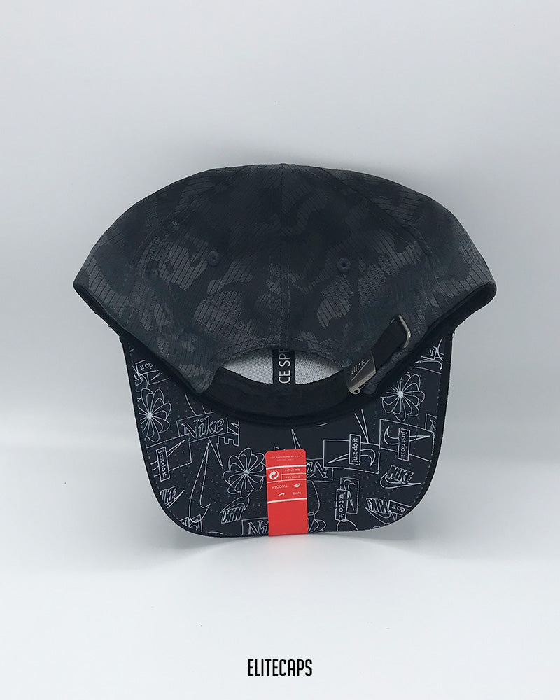 Black NK SB Drippy Baseball Cap - C0320