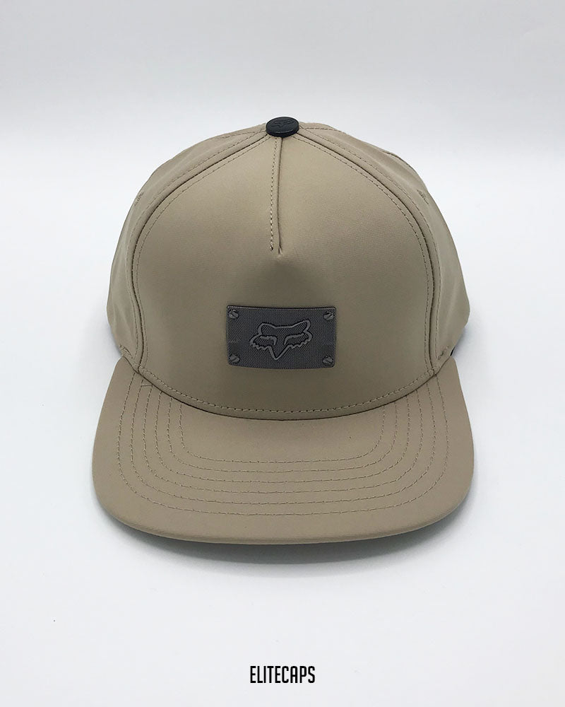 Beige FOX Signature Snapback Cap - C0645