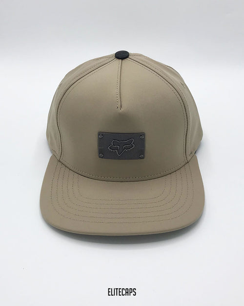 Beige FOX Signature Snapback Cap - C0645