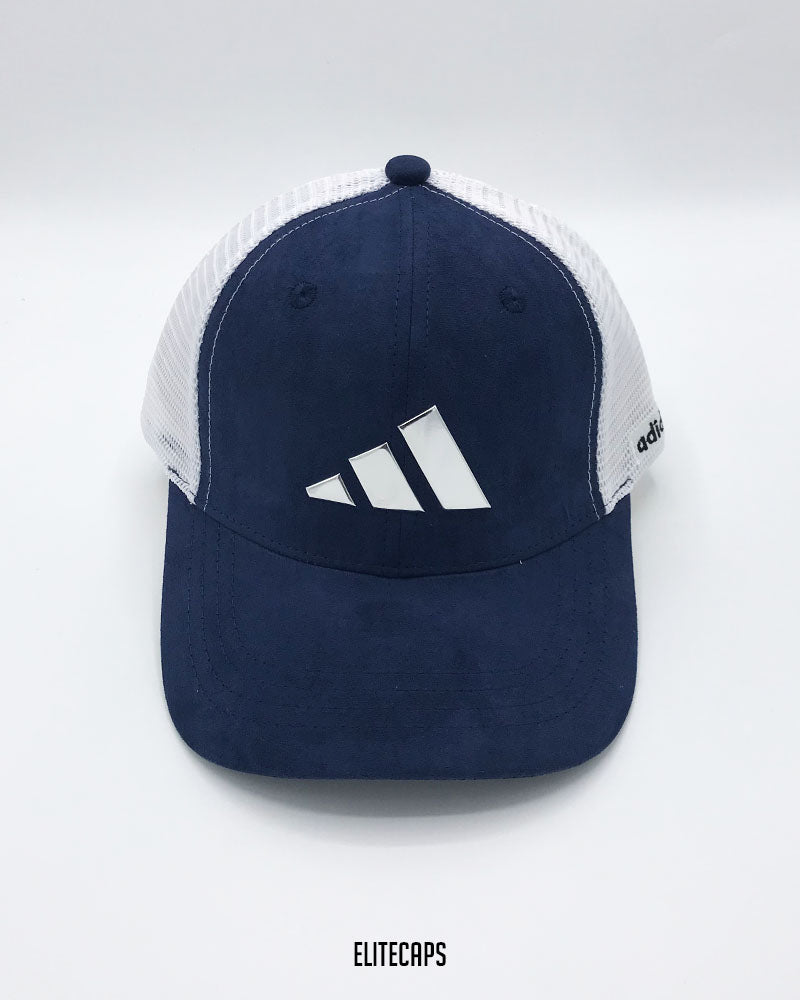 ADIDS Classic Blue Suede Trucker Cap - C0605