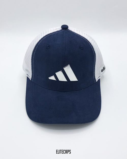 ADIDS Classic Blue Suede Trucker Cap - C0605
