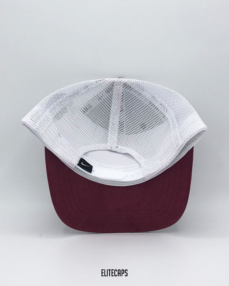 Maroon NKE Heritage Trucker Cap - C0476