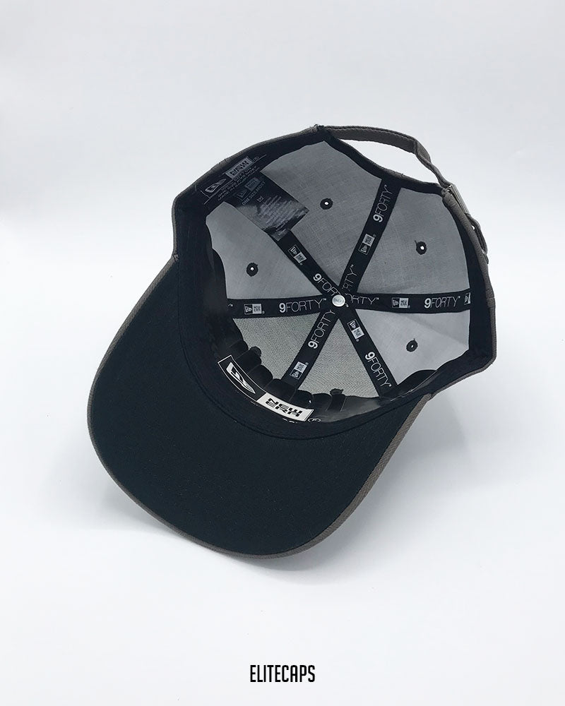 NEW ERA Bull Embroidered Grey Baseball Cap - C0571