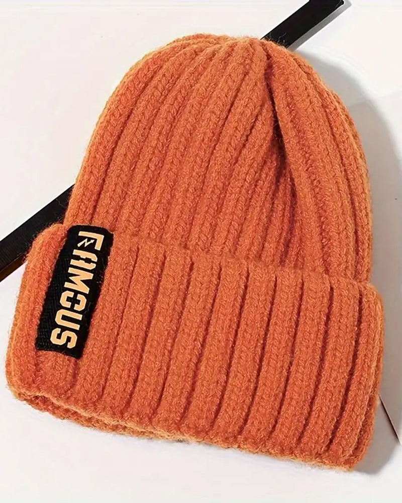 Soft Woolen Crochet Beanie (Orange) - B0102