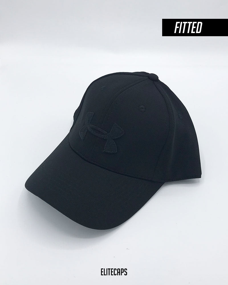 Jet Black UA Fitted Cap - C0340