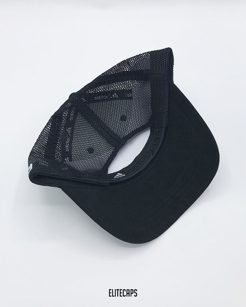 ADIDS Classic Black Suede Trucker Cap - C0612