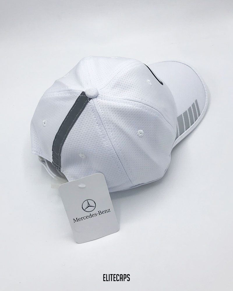 White Mercedes Sports Cap - C0517