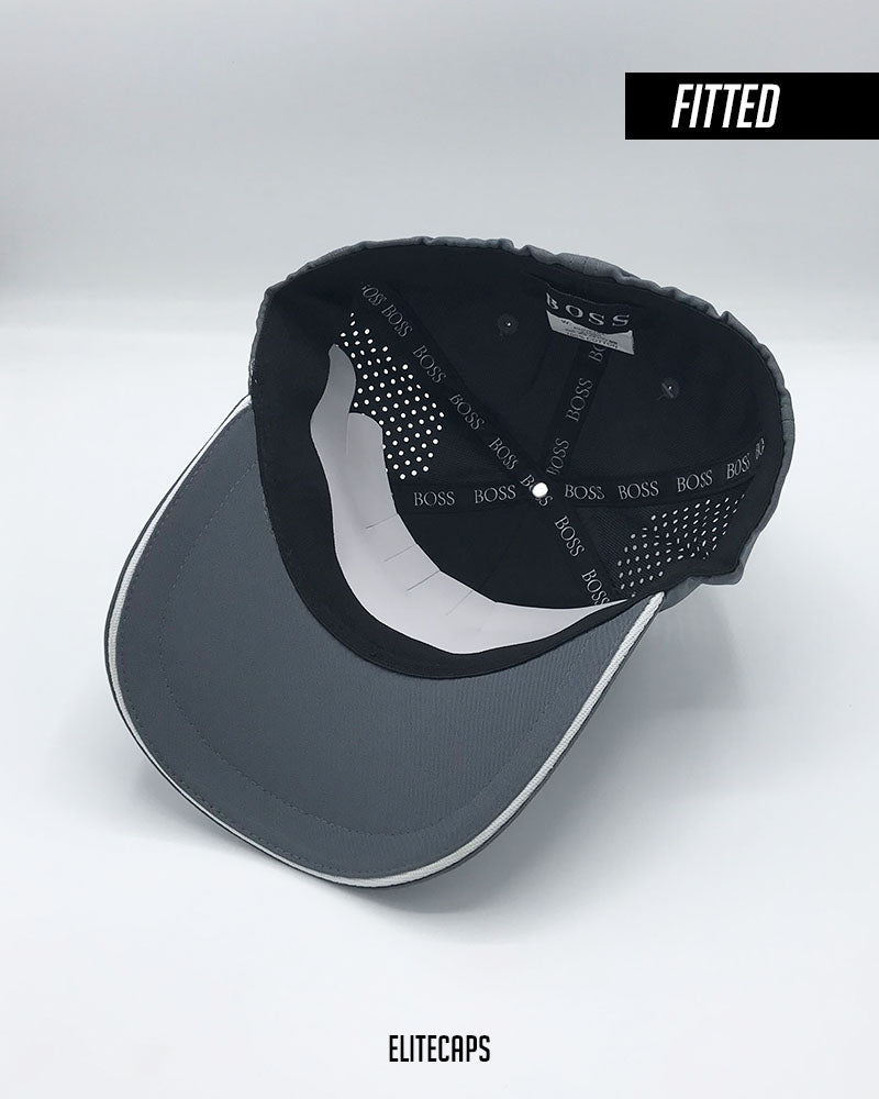 Classis Grey BOSS Fitted Cap - C0431