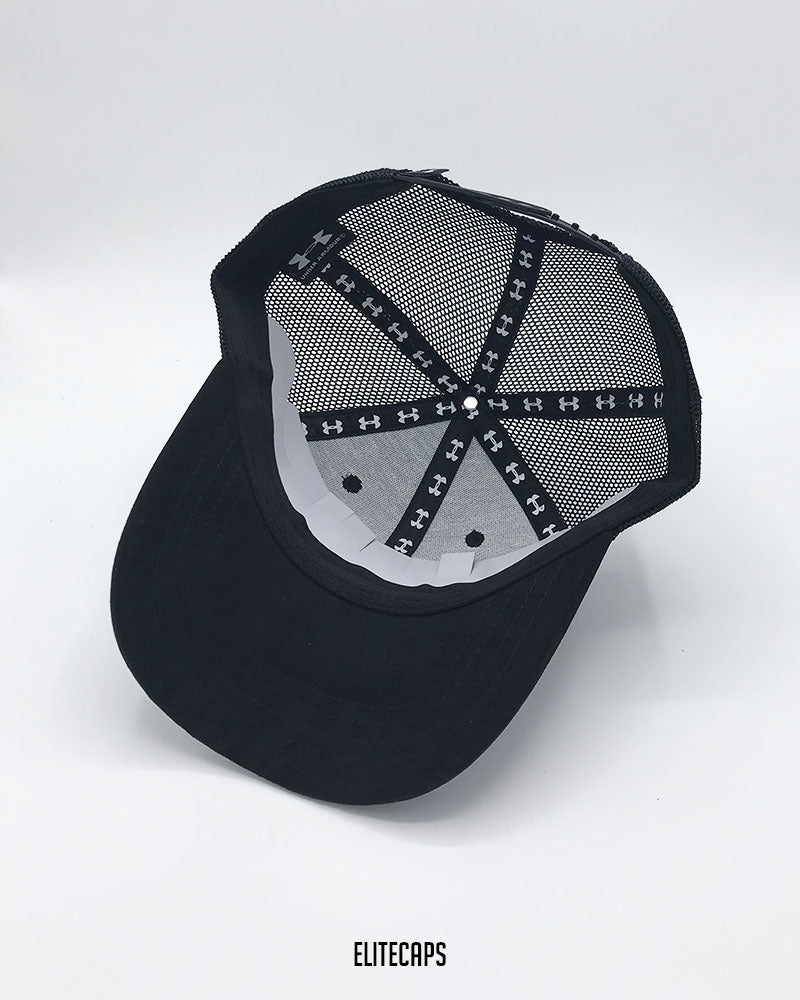 UA Black Bull Embroidered Trucker Cap - C0550
