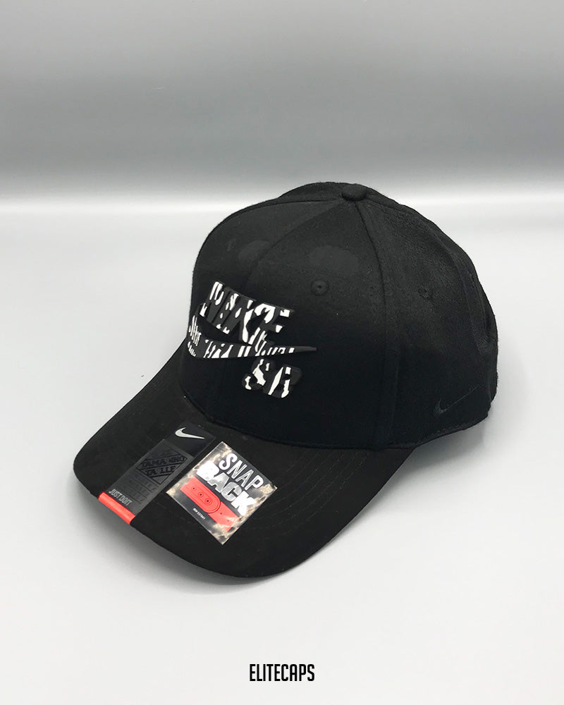 NK SB Black & White Baseball Cap - C0398