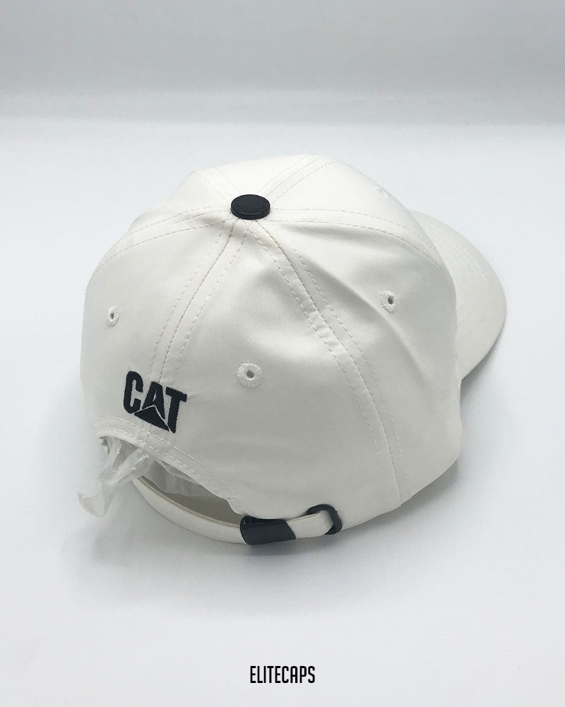 CAT Premium White Baseball Cap - C0462