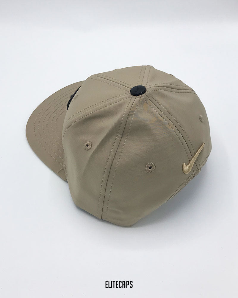 NIIKE Beige Signature Snapback Cap - C0691