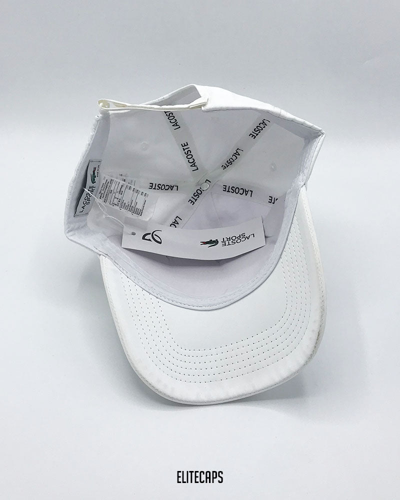 Classic White LACOSTTE Signature Cap - C0611