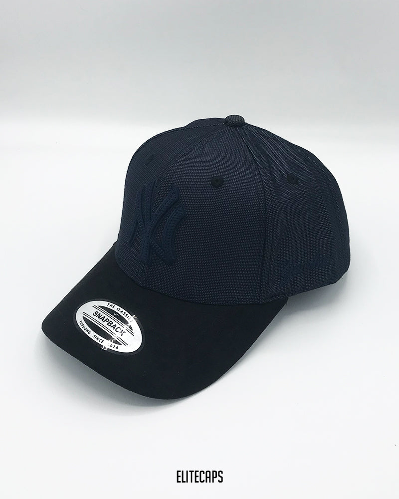 NY Two Tone Navy Baseball Cap - C0290