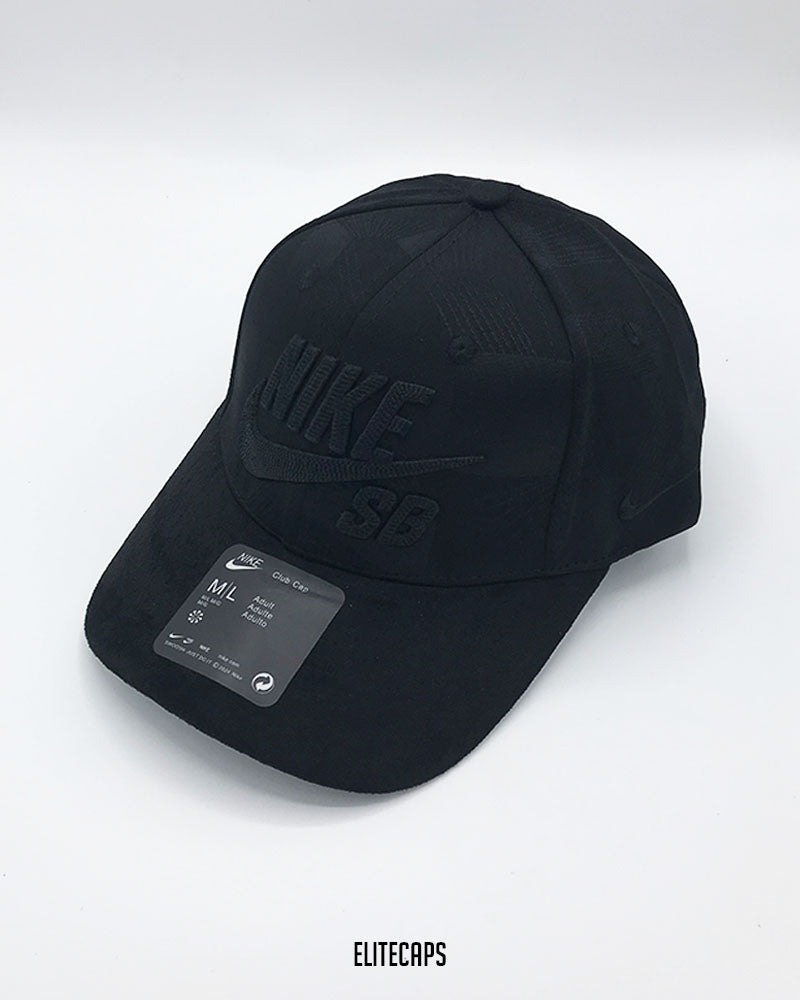NKE Jet Black Camo Baseball Cap - C0604