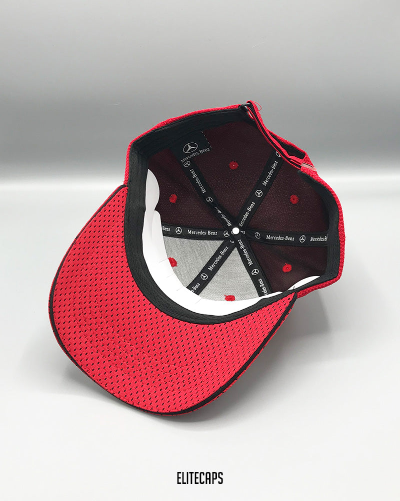 Red M-AMG Mesh Cap - C0391