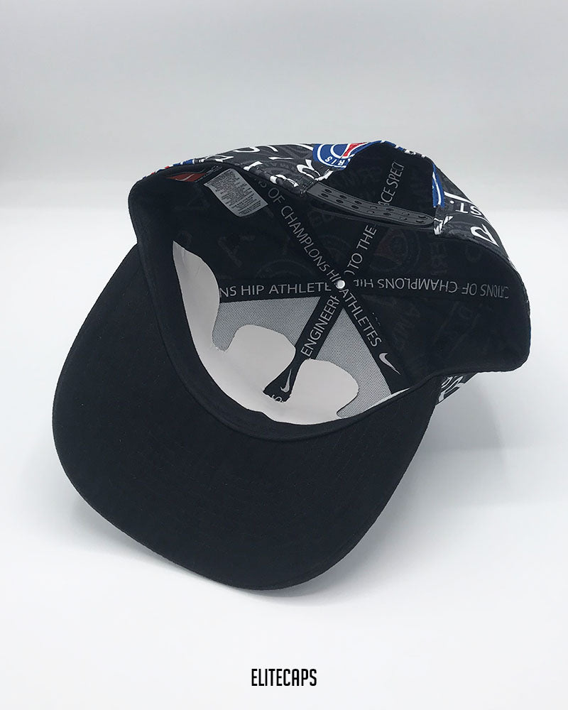 Red NKE PSG Black Snapback Cap - C0465