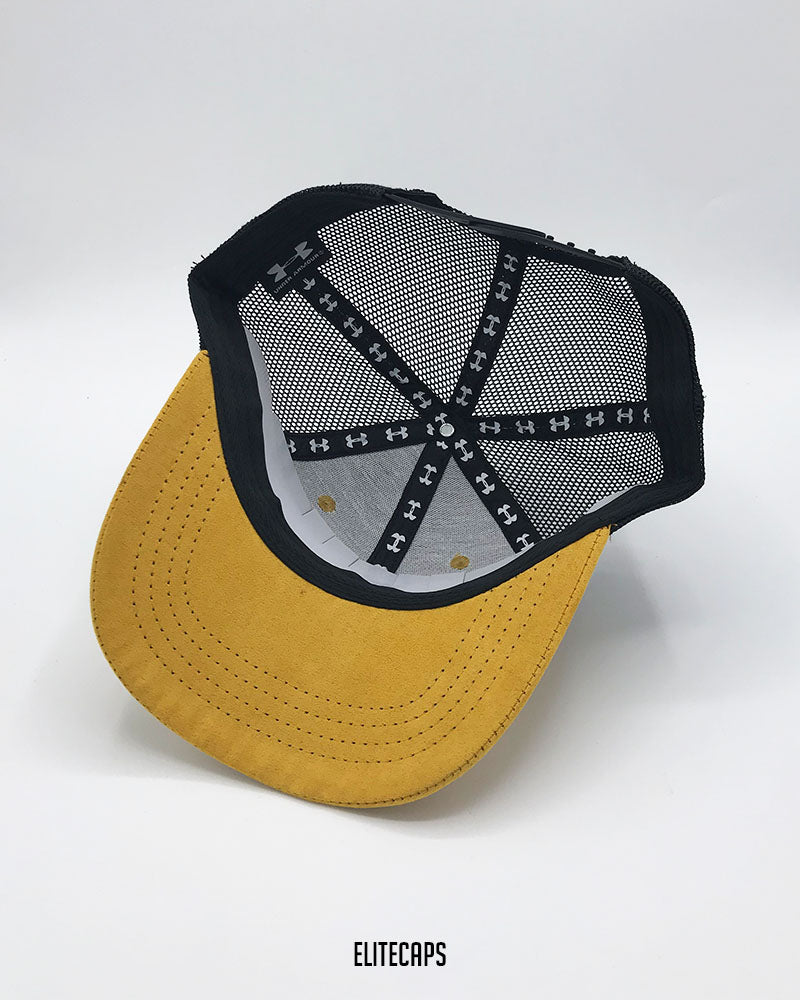 UA Yellow Bull Embroidered Trucker Cap - C0523