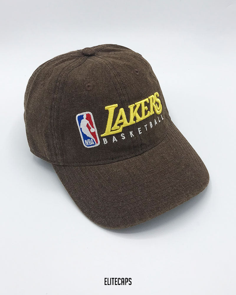 NEW ERA Lakers Brown Strapback Cap - C0570