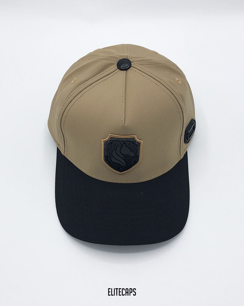 Two-Tone Beige Classic MILAN Baseball Cap - C0679
