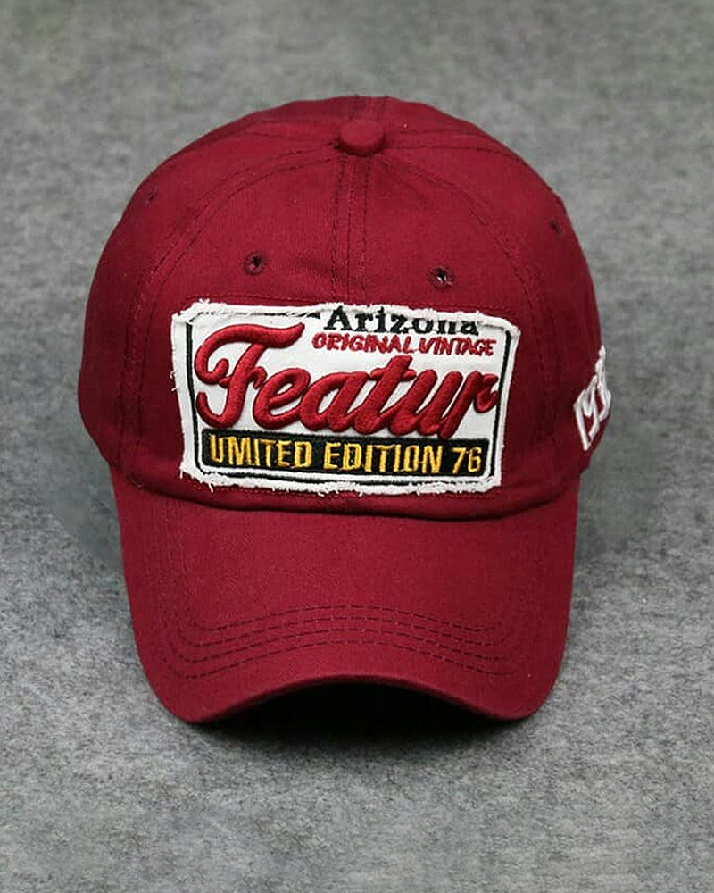 Red Vintage 1932 Arizona Baseball Cap Baseball Cap - C0251