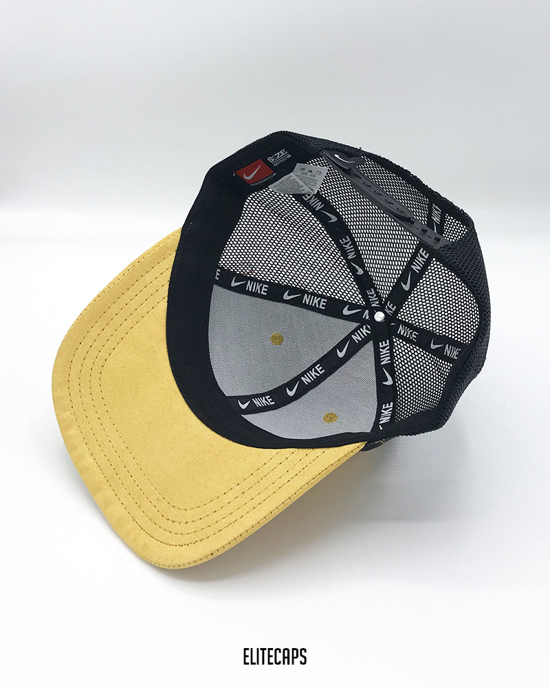 Yellow NKE Snapback Trucker Cap - C0299