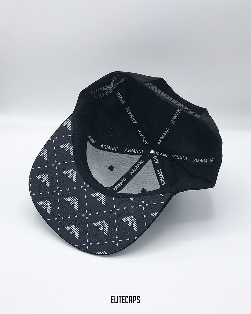 Black Camo AR Snapback Cap - C0319