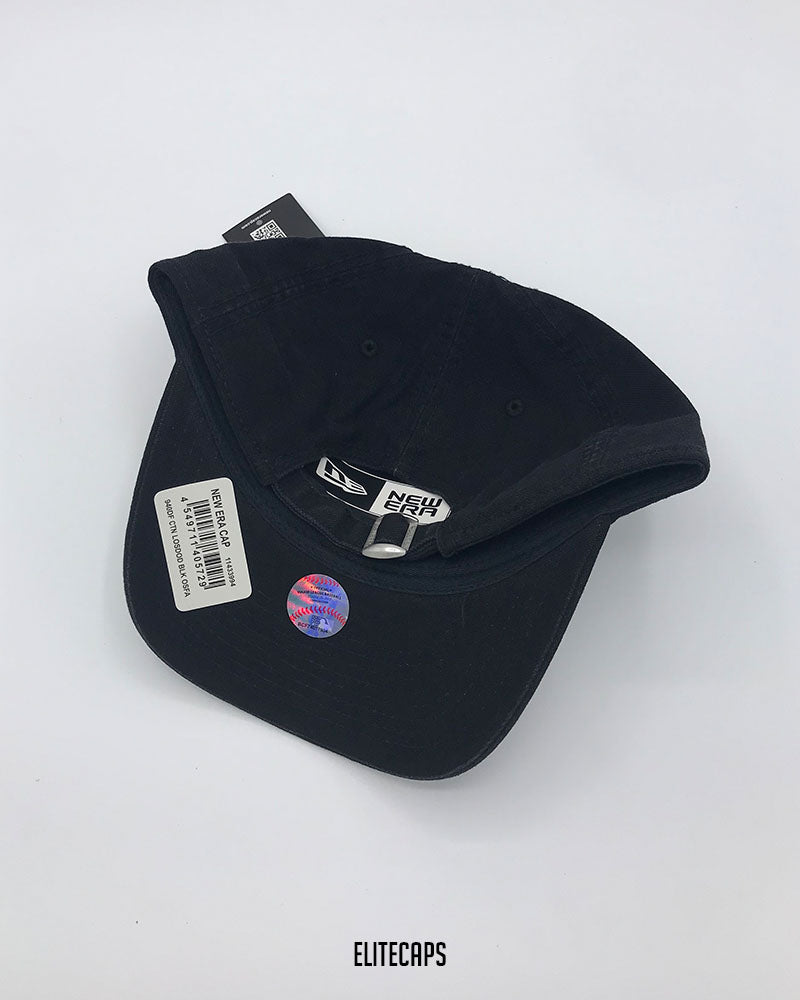 New Era LA Casual Classic Black Strapback Cap - C0573