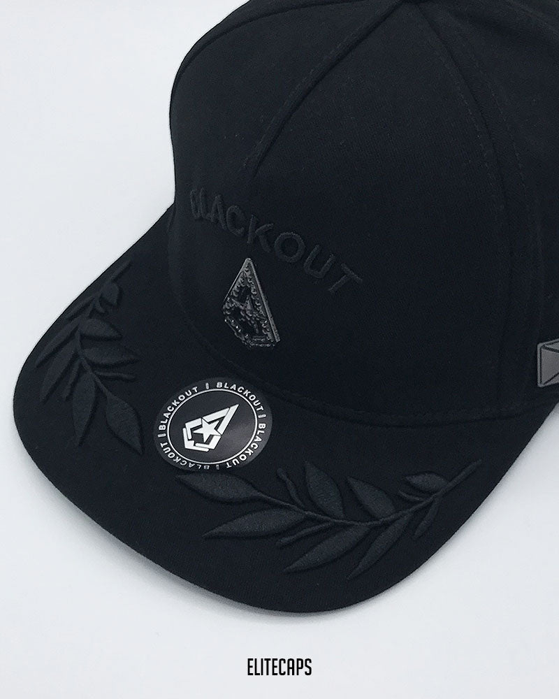 Jet Black Captain BKT Snapback Cap - C0581