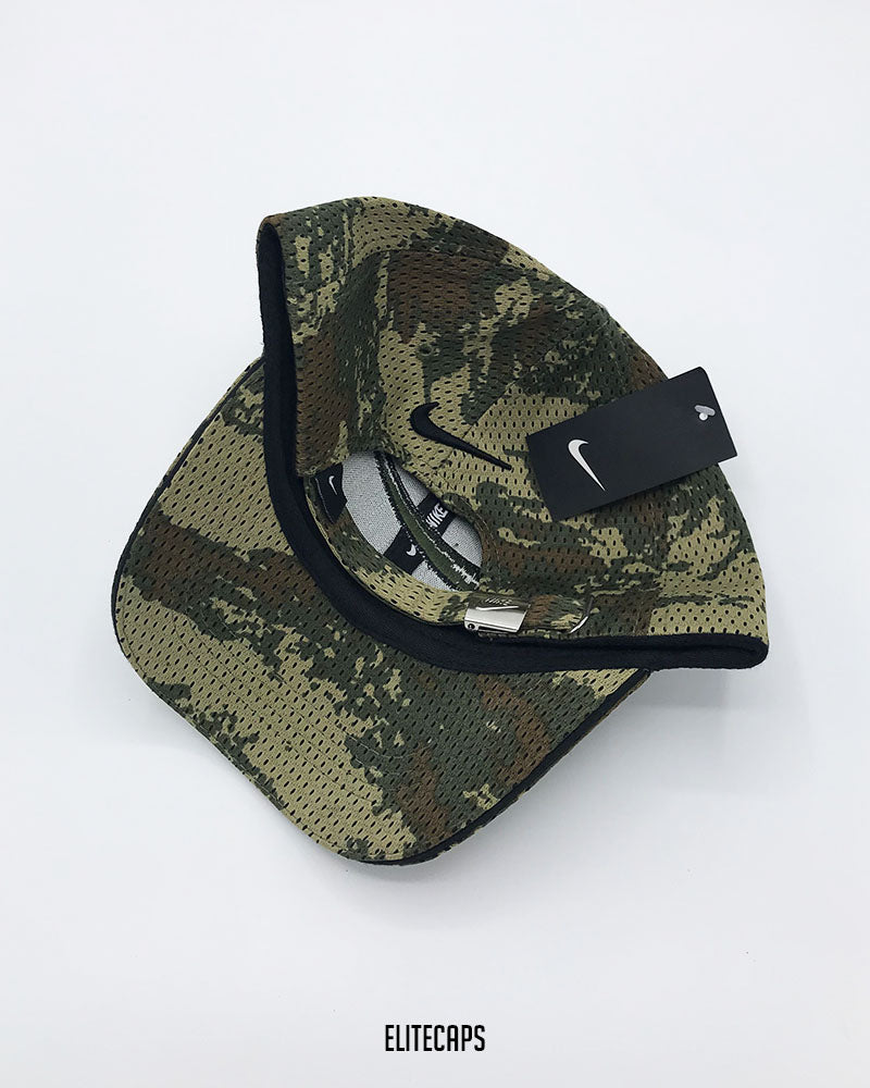 Mesh Green Camo NIIKE Baseball Cap - C0644