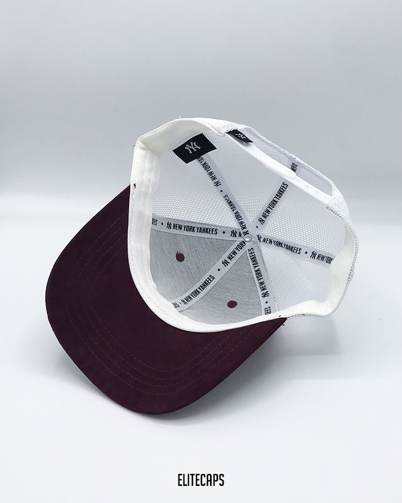NY Plum Snapback Trucker Cap  - C0302