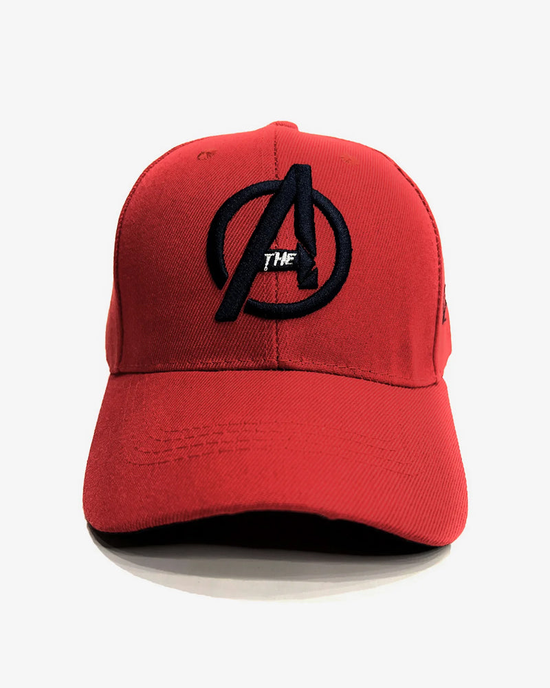 Red Avengers Embroidered Cap - C0137