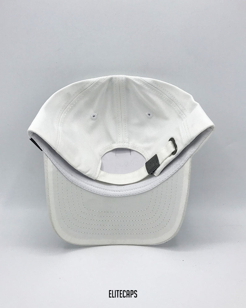 White Classic BKT Embroidered Cap - C0506